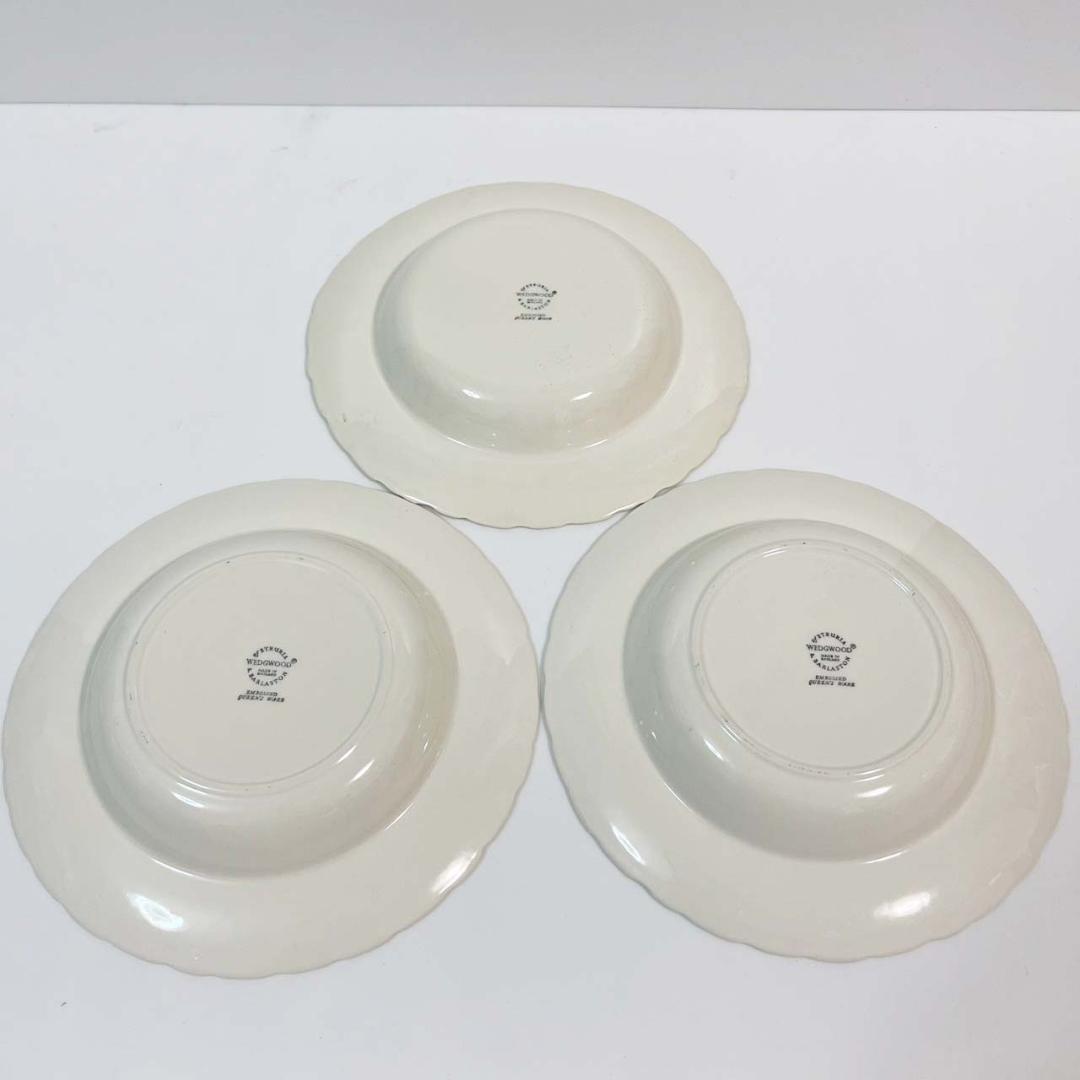 WEDG WOOD ウェッジウッド エンボスド クイーンズウェアプレート 20㎝