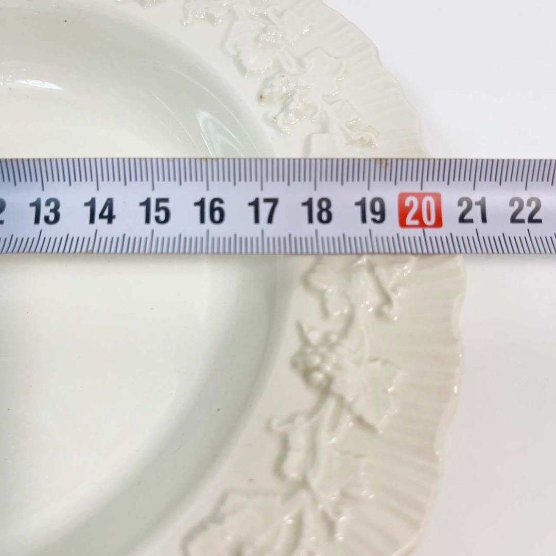 WEDG WOOD ウェッジウッド エンボスド クイーンズウェアプレート 20㎝
