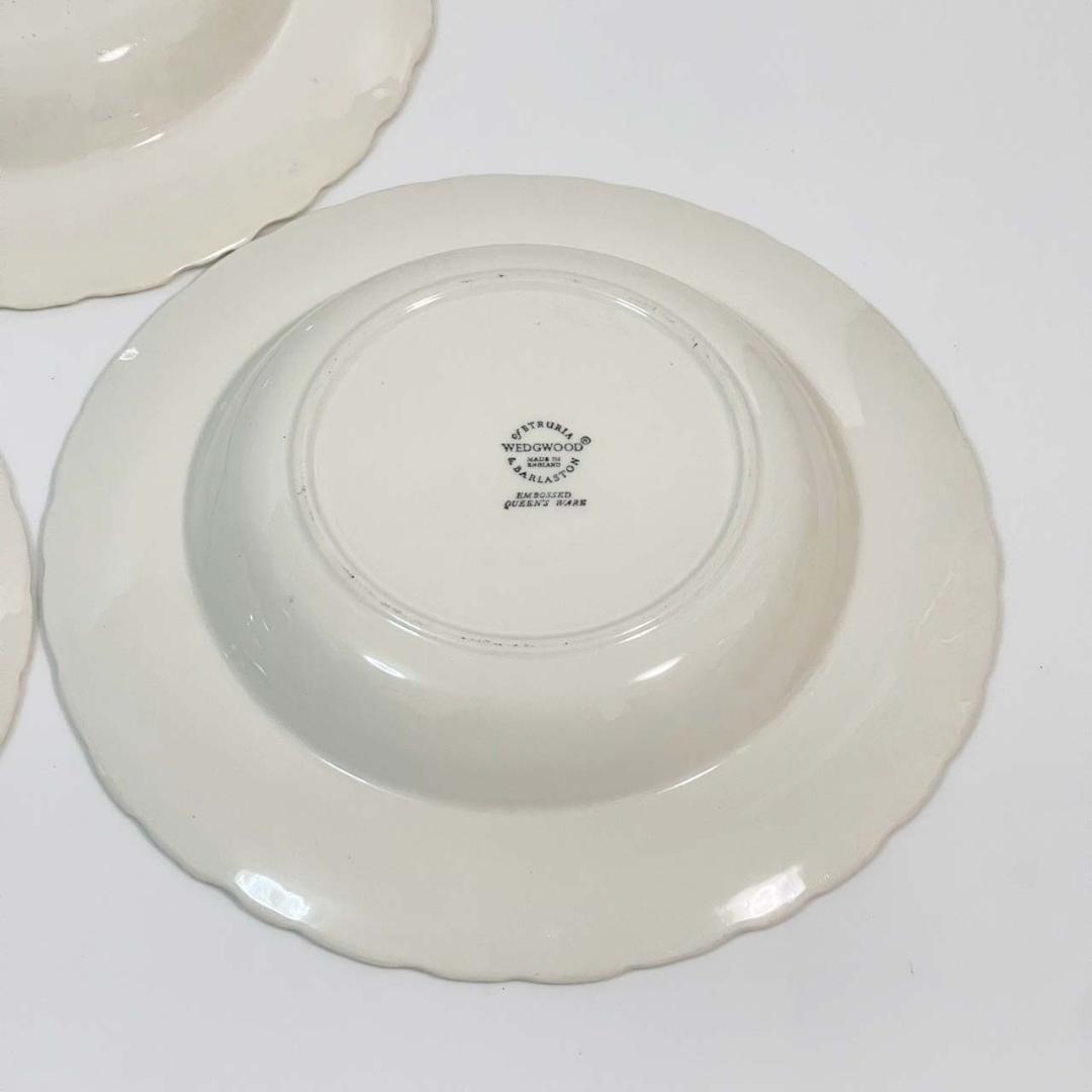 WEDG WOOD ウェッジウッド エンボスド クイーンズウェアプレート 20㎝