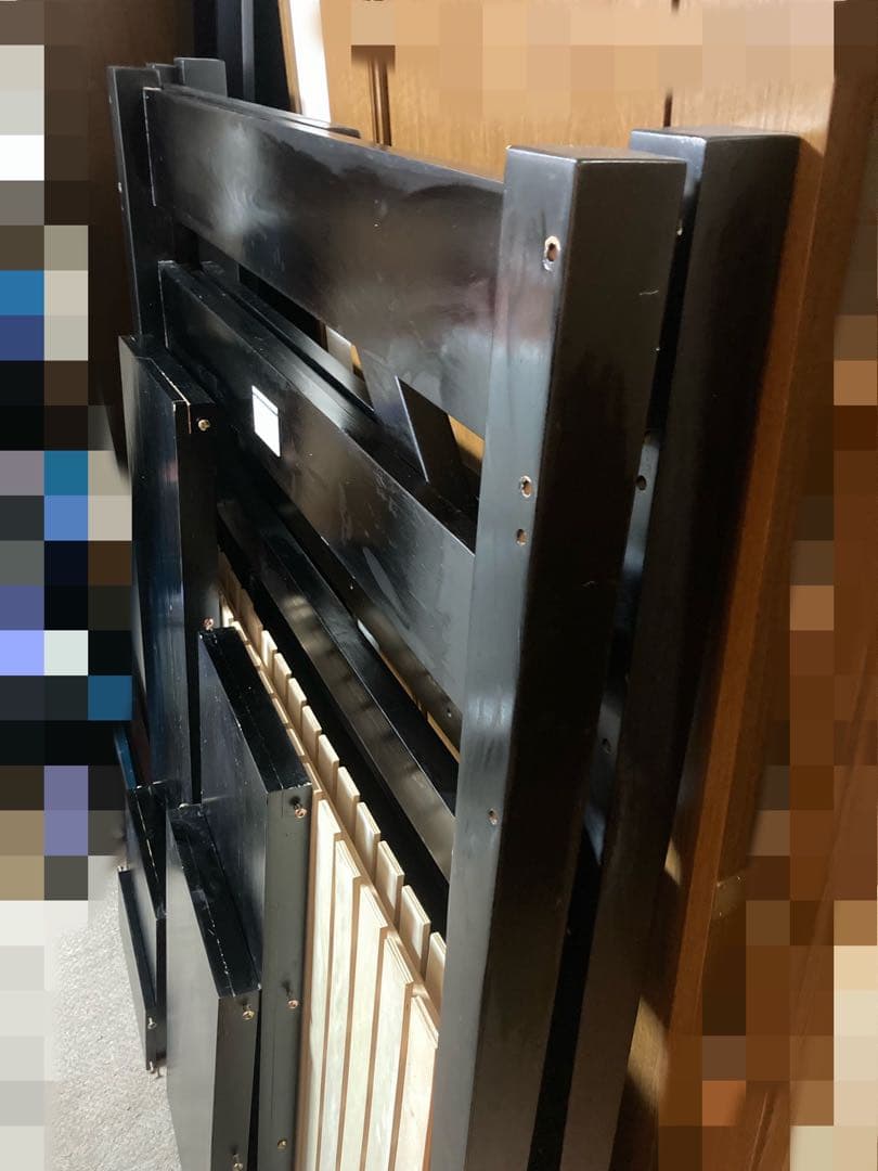 11 1土〜3月にお届けできます 黒天然木本棚付セミダブル階段ロフトベッド目立った傷や汚れなし NEXPOTALLINN_EU