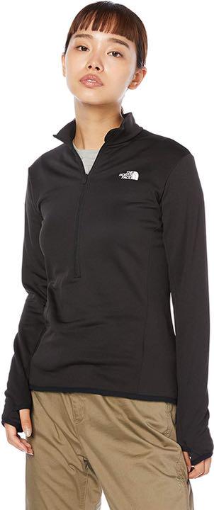 〇〇 THE NORTH FACE　 ノースフェイス　 プルオーバー　 L　ブラック THE NORTH FACEノースフェイス ハイネック ハーフジップ プル