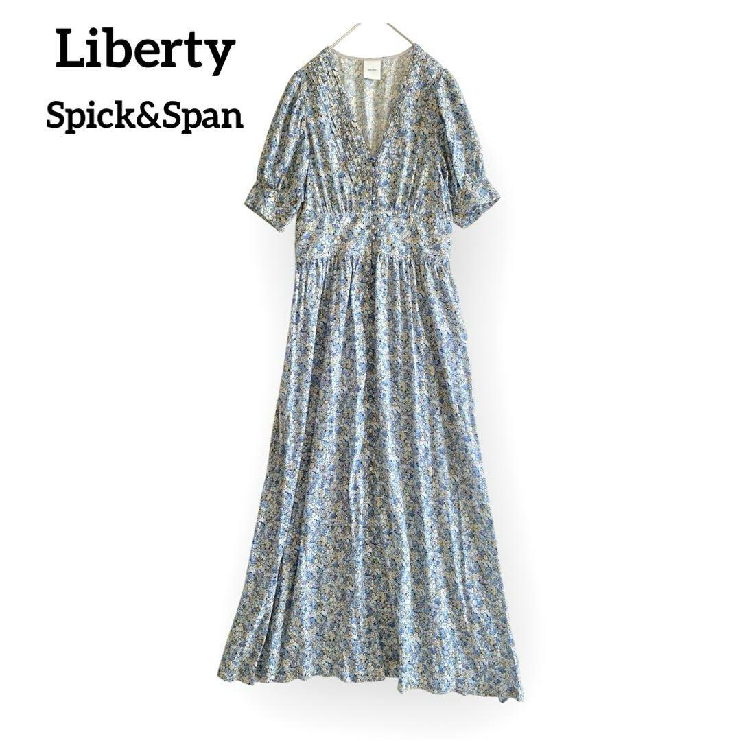 極美品✨武智志穂×Spick&Spanリバティードレスワンピース【36】 羽織