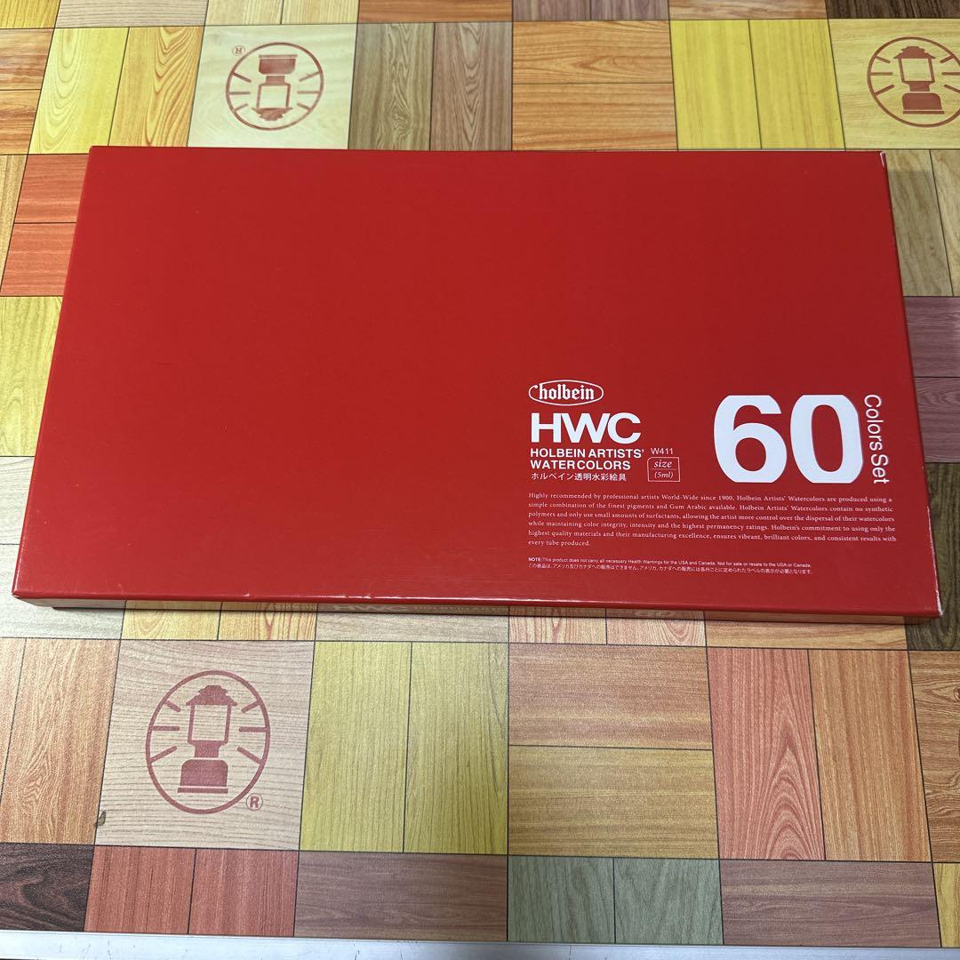 HOLBEIN 透明水彩絵の具 60セット W411