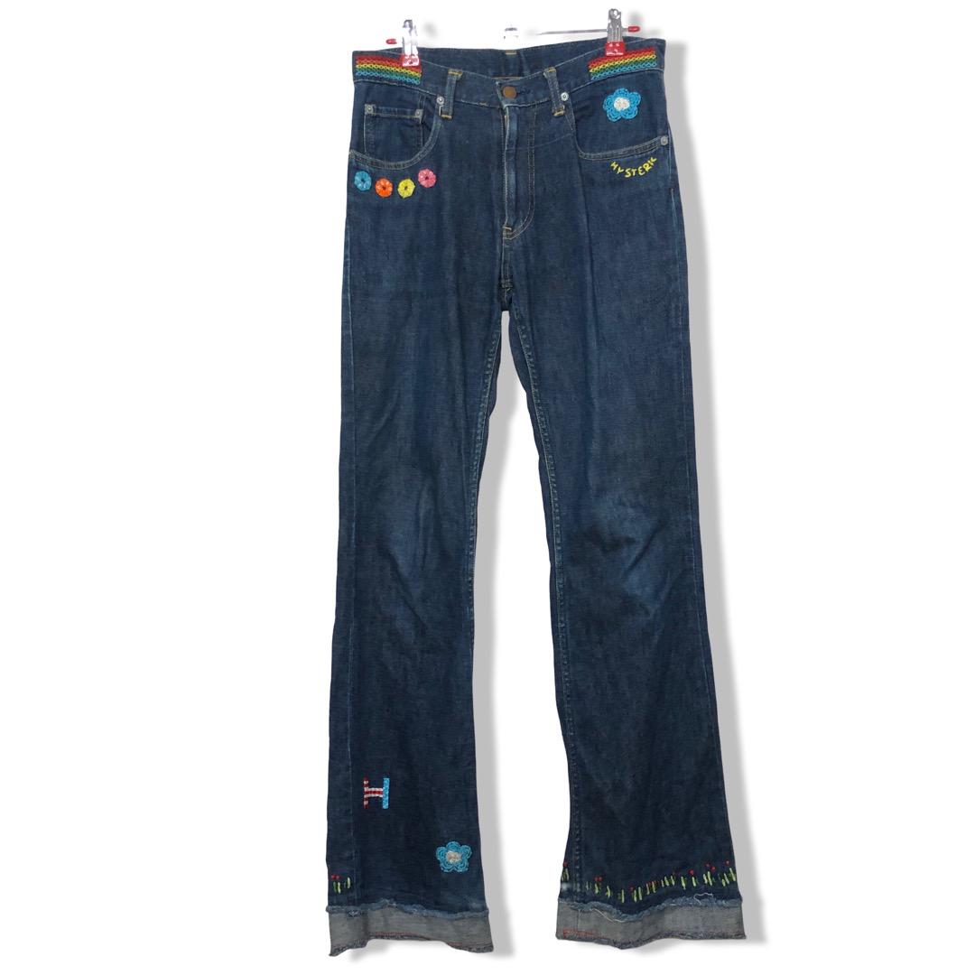 HYSTERIC GLAMOUR ヒステリックグラマー 刺繍デニム 90s