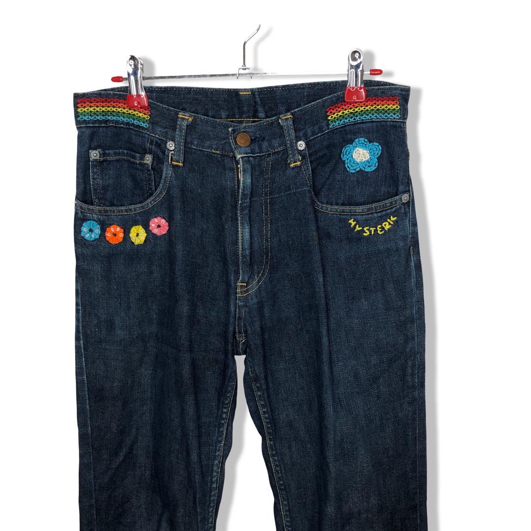 HYSTERIC GLAMOUR ヒステリックグラマー 刺繍デニム 90s
