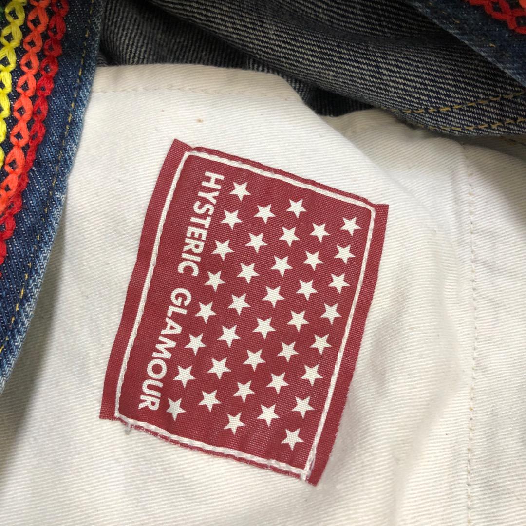 HYSTERIC GLAMOUR ヒステリックグラマー 刺繍デニム 90s
