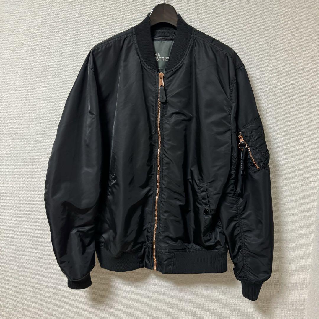 別注ALPHA INDUSTRIES MA-1 ジャケット