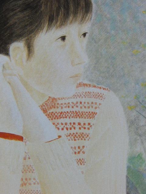 橋本弘安、二月、希少な画集より、新品高級額装付、状態良好 絵画