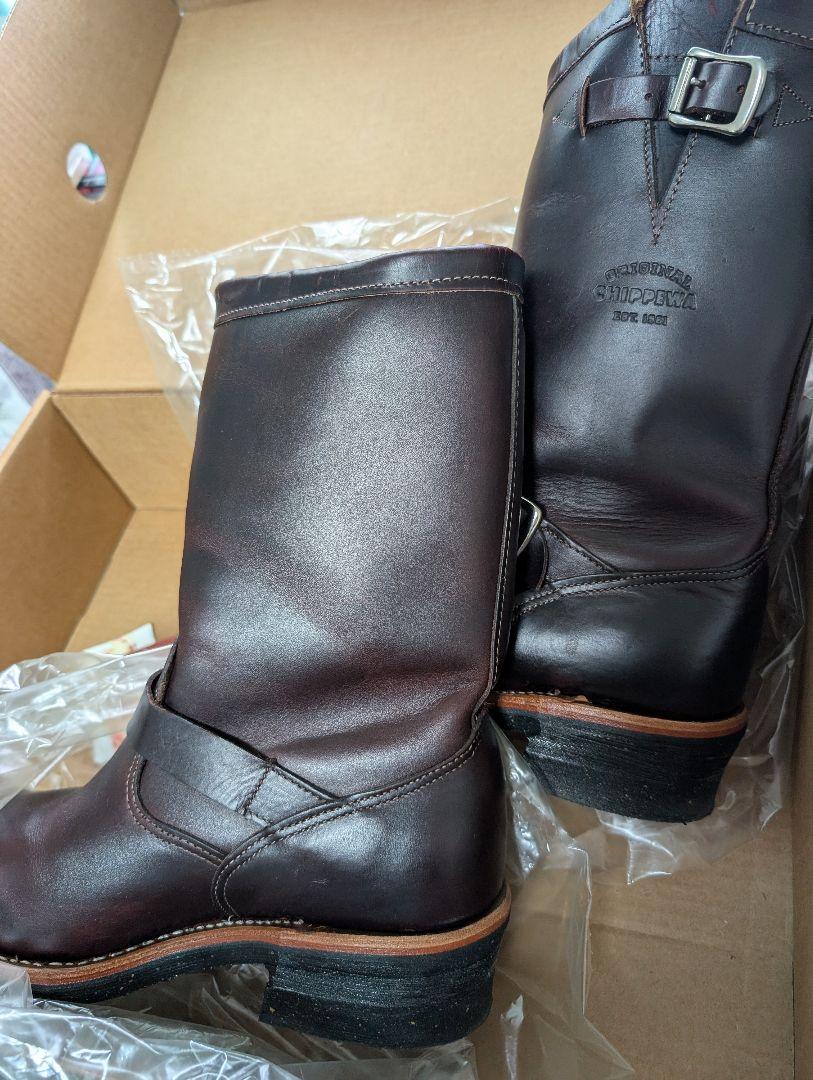 【美品】チペワ CHIPPEWA 11スティールトゥ エンジニアブーツ 8
