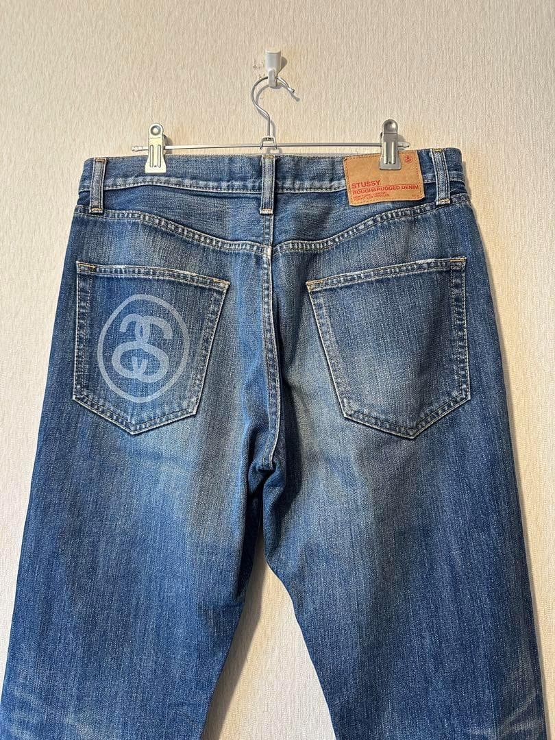 Stussy 00s Logo Straight Denim Pants
