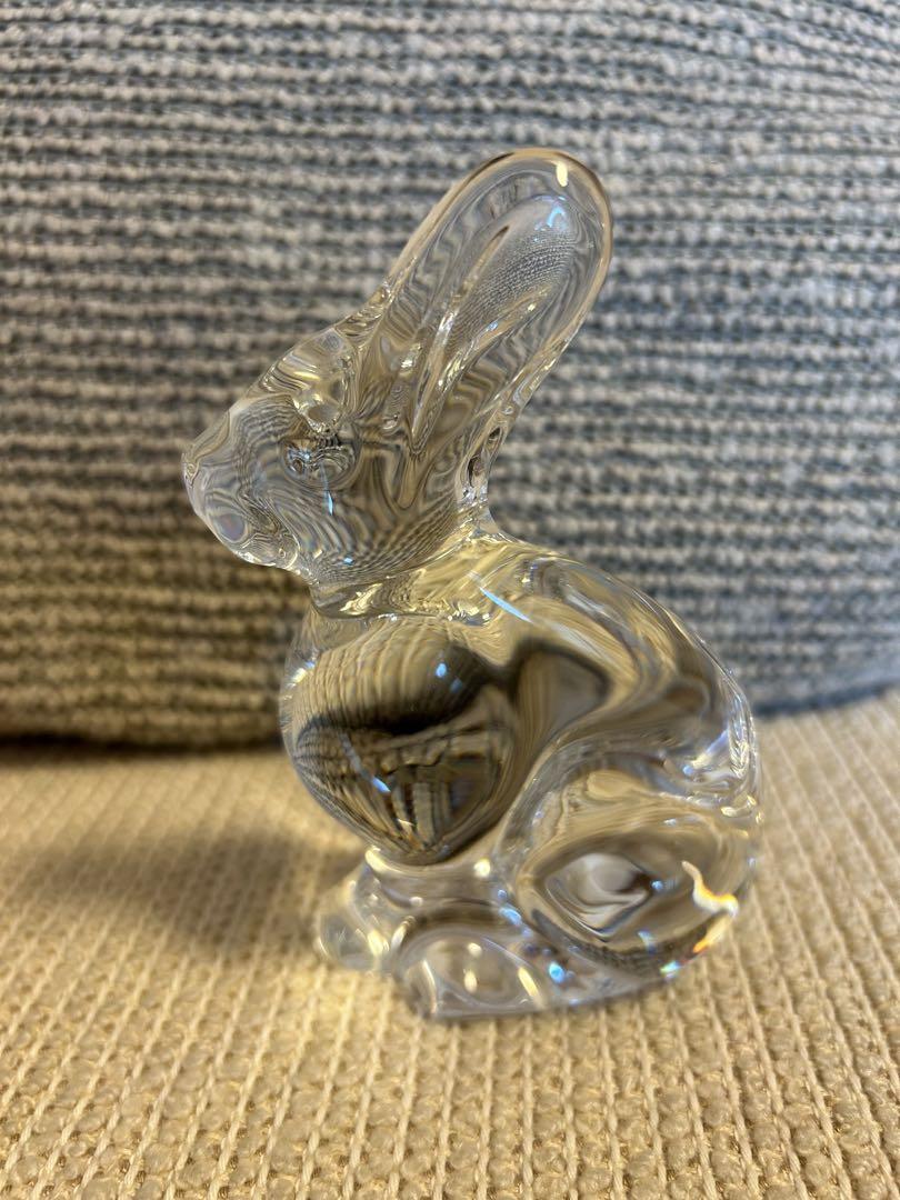 Baccarat バカラ　置き物　うさぎ　ラビット　アンティーク