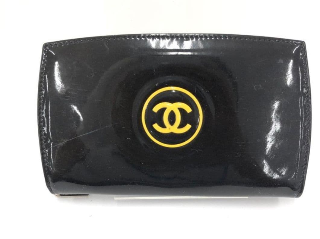 CHANEL シャネル 正規品◆財布 エナメル ココマーク● 13211888