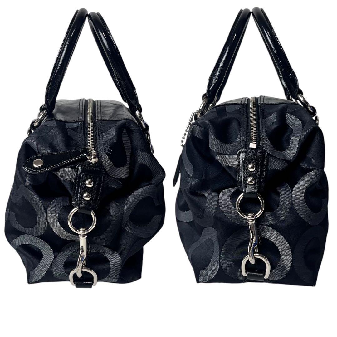 COACH ハンドバッグ　エナメル　黒　【美品】 楽天市場】コーチ エナメル（レディースバッグ｜バッグ