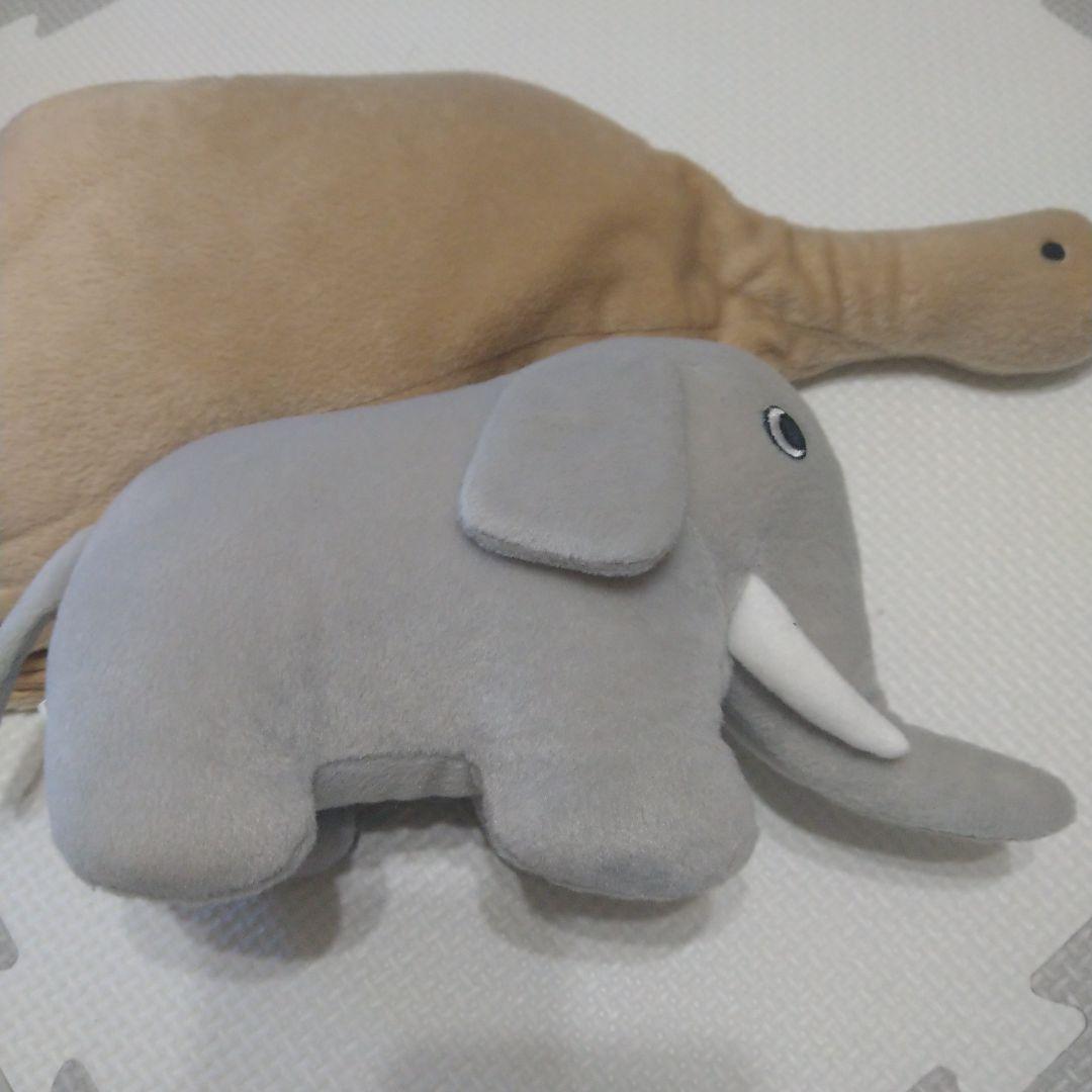 【公式・未使用品】星の王子様ミュージアム　ぬいぐるみ うわばみ と ゾウ 星の王子さま ふんわりぬいぐるみ ぞう&ウワバミ|【ぬいぐるみの