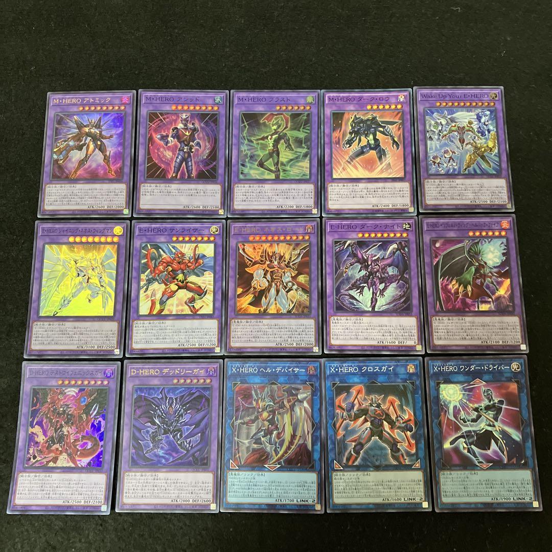 【即日発送】 遊戯王 «HERO連合 60枚型(新規有)» 構築済みデッキ 日版 即日発送】 遊戯王 «HERO連合 60枚型(新規有)» 構築済みデッキ