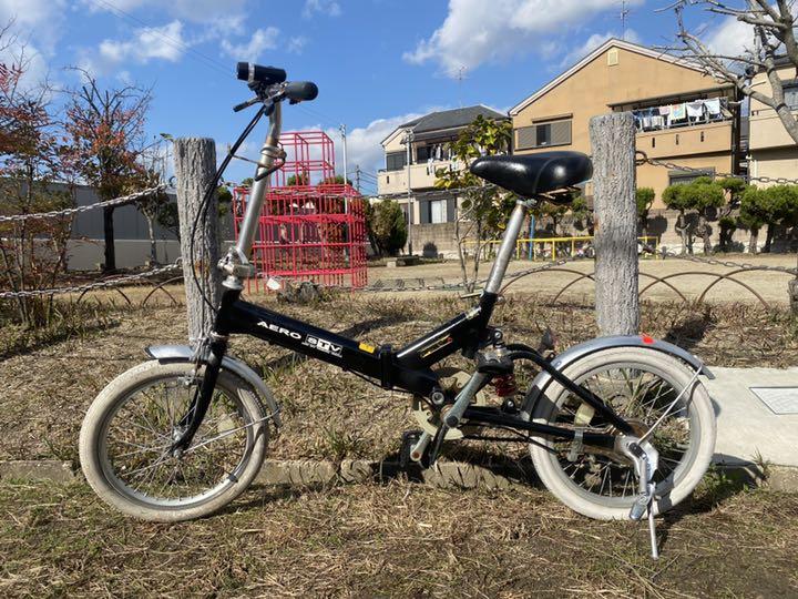 AERO STV折りたたみ自転車 神戸市よりです。