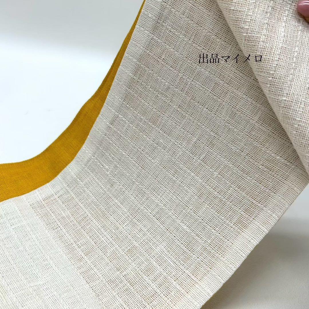 半巾帯　半幅帯　麻100％　4m 長尺　新品　日本製　NO4 0710⑧ 半巾帯 半幅帯 麻100％ 4m 長尺 新品 日本製 NO4 0710⑧ - メルカリ