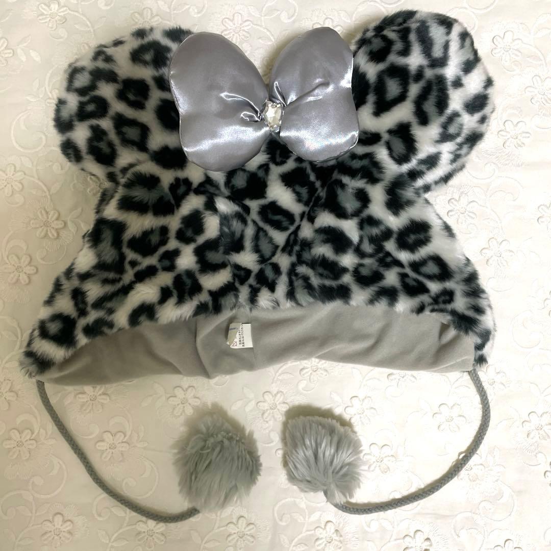 東京ディズニーリゾート　ディズニーランド　TDL ヒョウ柄　ファンキャップ