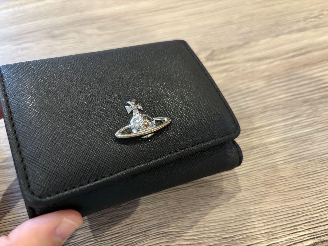 Vivienne Westwood ヴィヴィアン・ウエストウッド 三つ折財布 黒