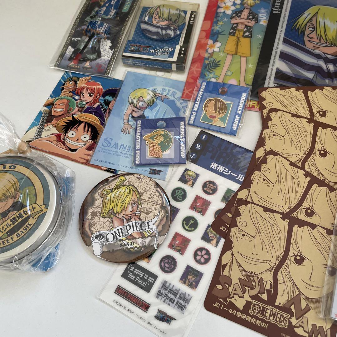 ワンピース ONE PIECE 当時品 サンジ 缶バッジ グッズ まとめ
