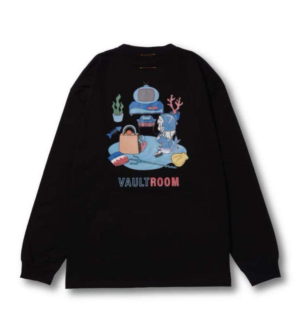 VR × GAWR GURA L/S TEE / BLK Mサイズ