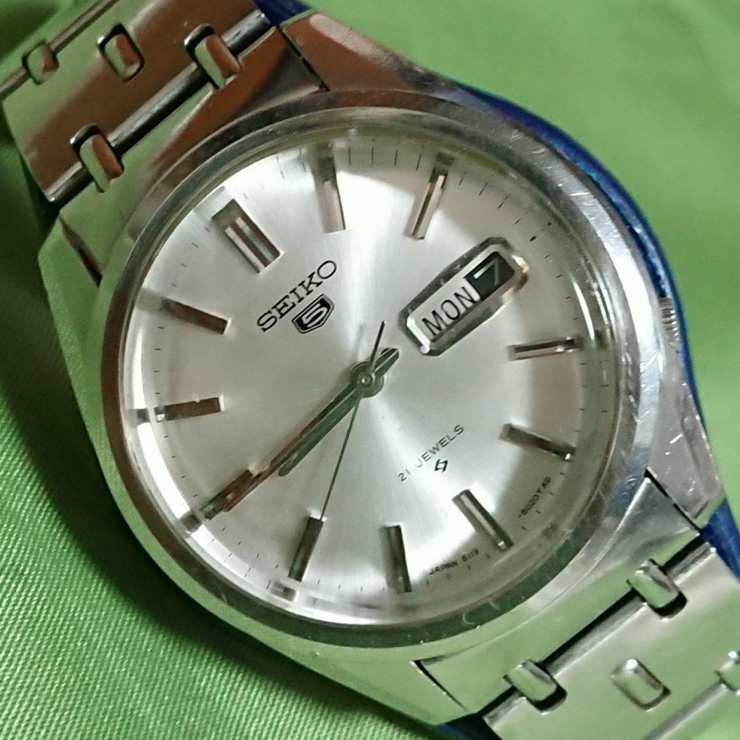JAPAN SEIKO 61セイコーファイブ アンティーク 自動巻 OH 消磁済