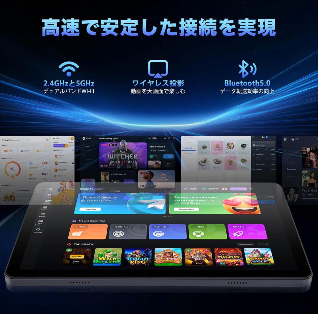 Androidタブレット 10.1インチ UNISOC T615