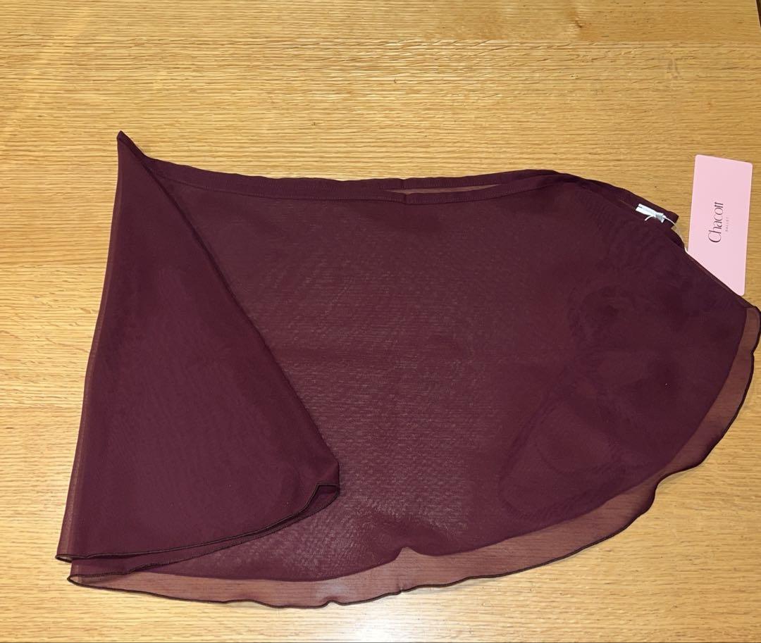 チャコット chacott スカート Mサイズ ワインレッド