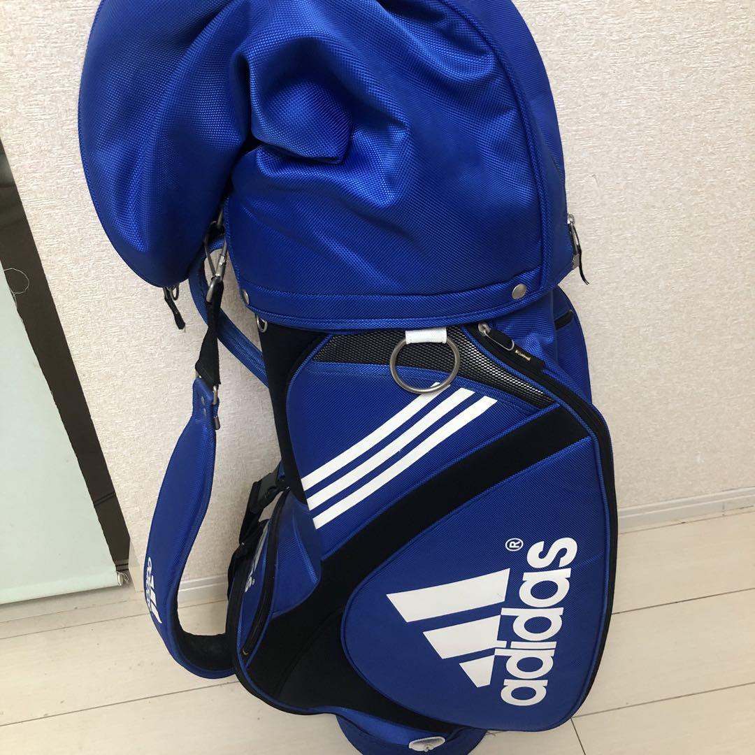 adidas アディダス　ゴルフキャディーバック adidas アディダス 合成皮革 キャディバッグ JUT50 カートバッグ