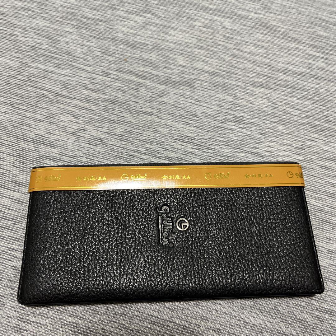 【在庫僅少】 黒 長財布 Goldlion レザー メルカリ - 小銭入れなし 箱付き 小物