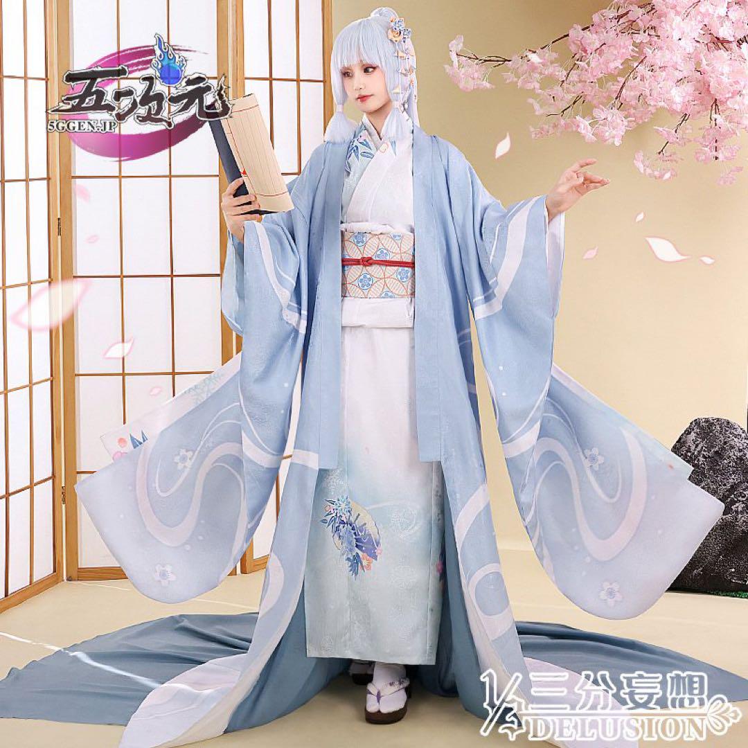 原神 神里綾華 五歌仙 コスプレ衣装 ウィッグ