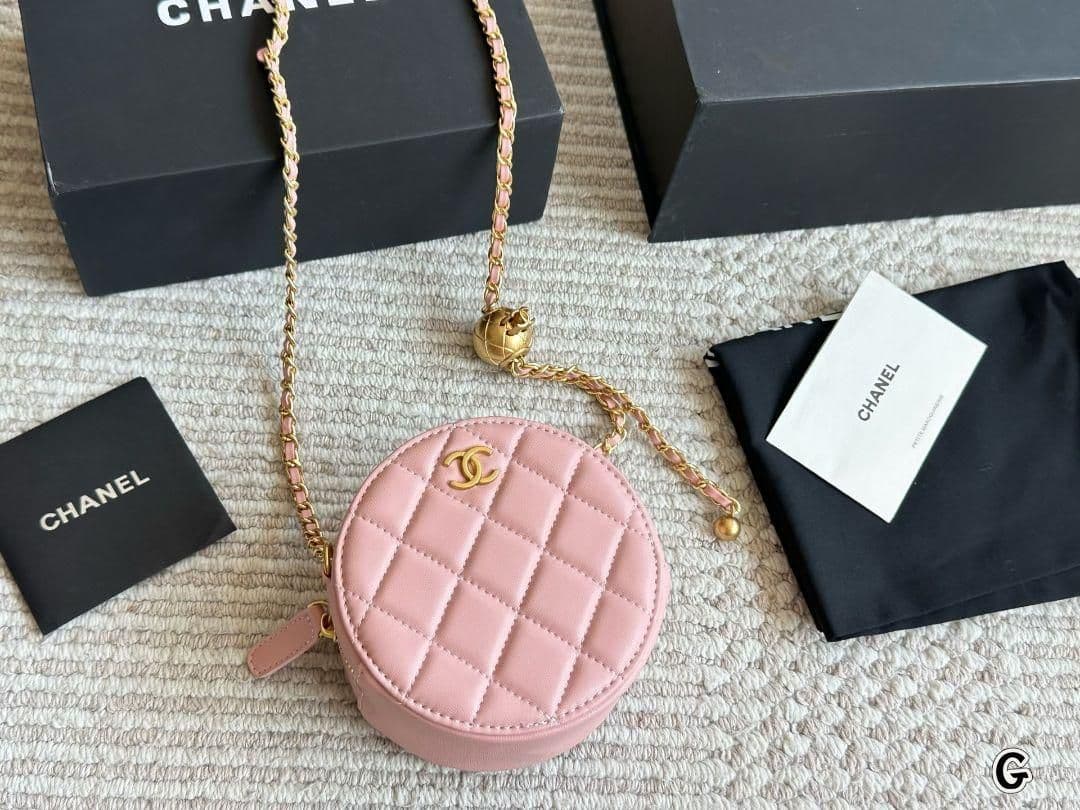 【極美品】ピンクchanel☆ハンドバッグ ショルダーバッグL98