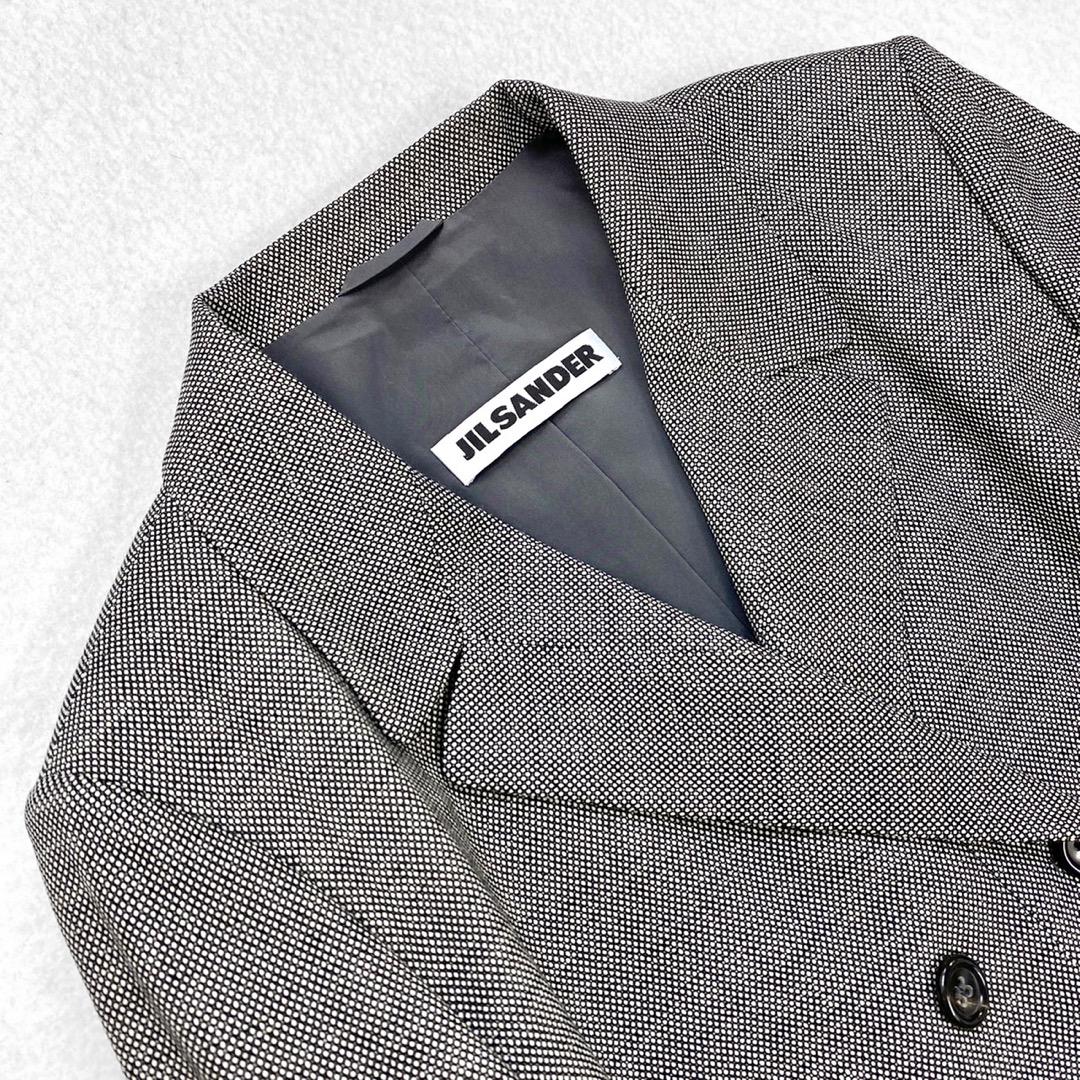 超美品 JIL SANDER｜ジルサンダー ダブルブレステッドロングジャケット 超美品 JIL SANDER｜ジルサンダー ダブルブレステッドロング