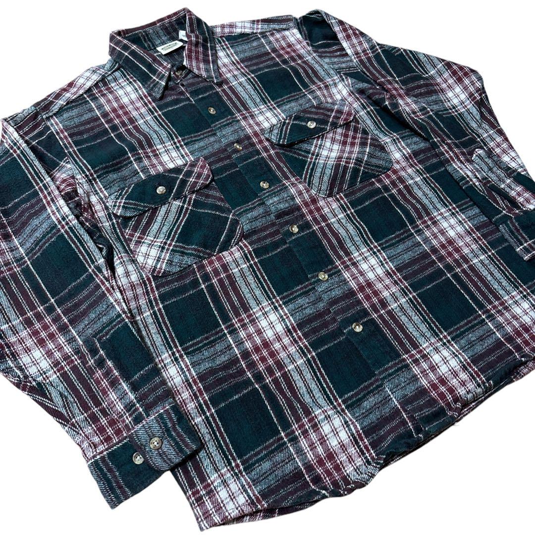 FIVE BROTHER HEAVY FLANNEL WORK SHIRT