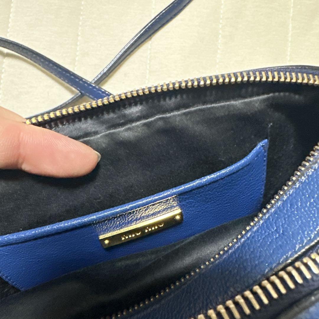 アウトレット特価【MIUMIU】ショルダー バック ★本物保証★ アウトレット MiuMiu(ミュウミュウ) ショルダーバッグ