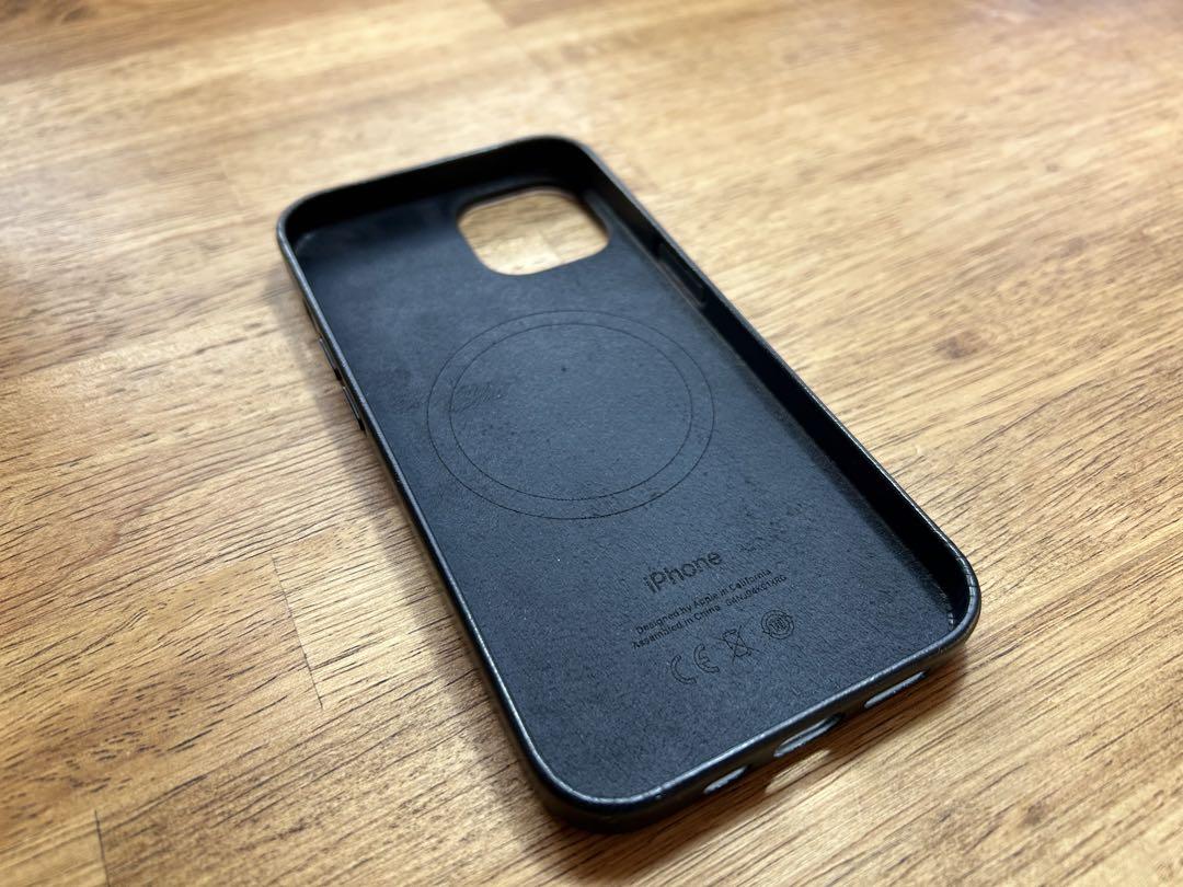 【美品】iPhone14 レザーケース/ミッドナイト【純正】