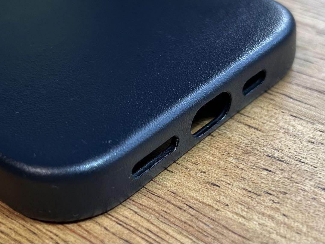 【美品】iPhone14 レザーケース/ミッドナイト【純正】