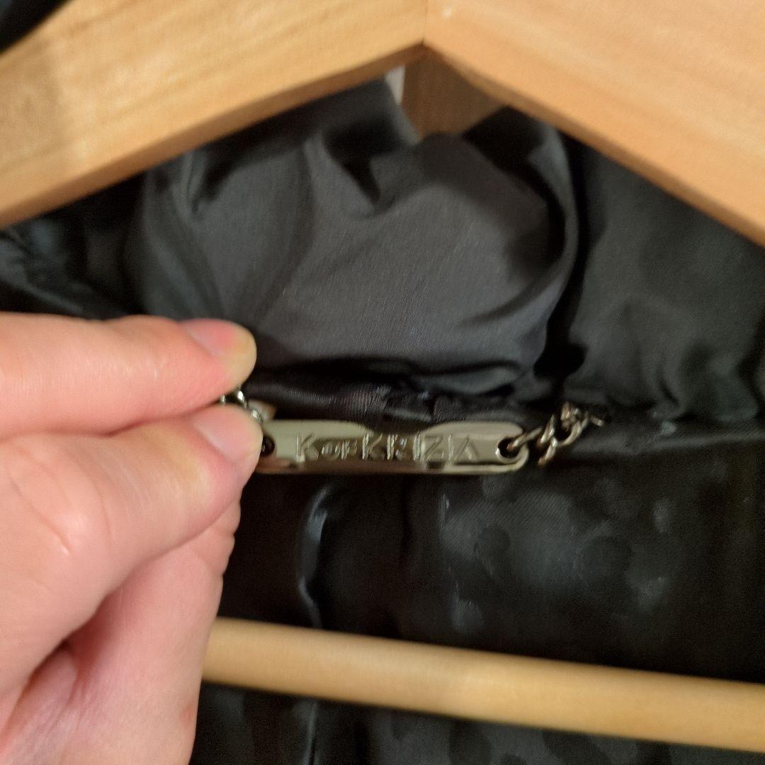 美品! K OF KRIZIA ブラック ダウンコート サイズ40 美品! K OF KRIZIA ブラック ダウンコート サイズ40