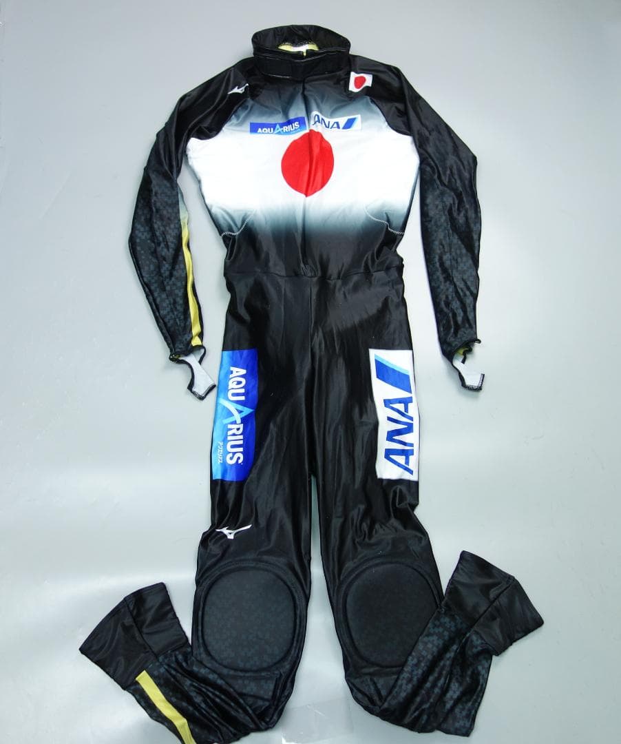 7446 スピードスケート 日本代表 レーシングスーツ ワンピース 選手支給目立った傷や汚れなし