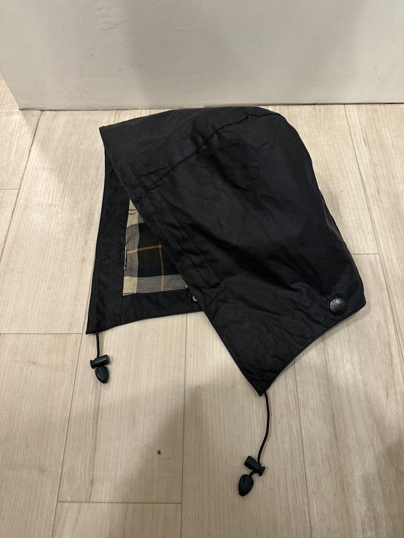 【極美品】Barbour オイルドコットン フード 試着のみの美品　グリーン