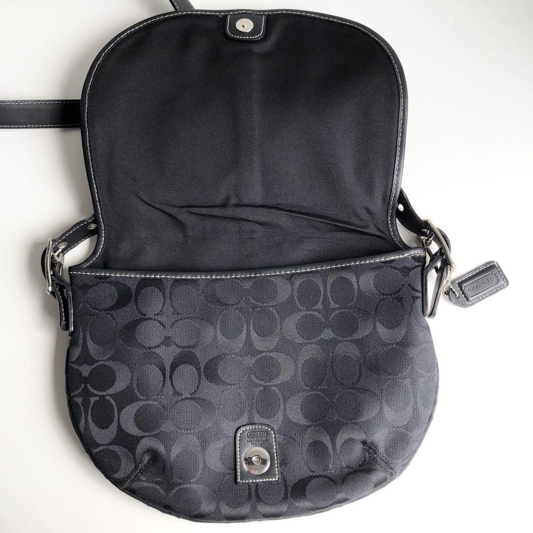 極美品✨COACH コーチ ショルダーバッグ　2way シグネチャー　ブラック