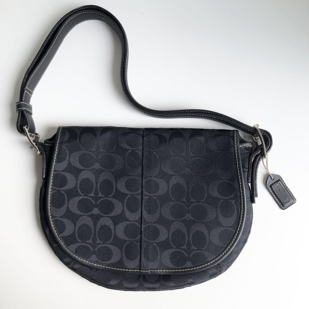 極美品✨COACH コーチ ショルダーバッグ　2way シグネチャー　ブラック