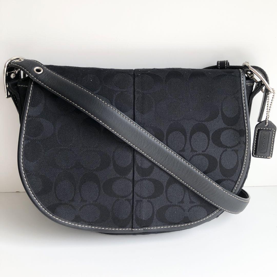 極美品✨COACH コーチ ショルダーバッグ　2way シグネチャー　ブラック