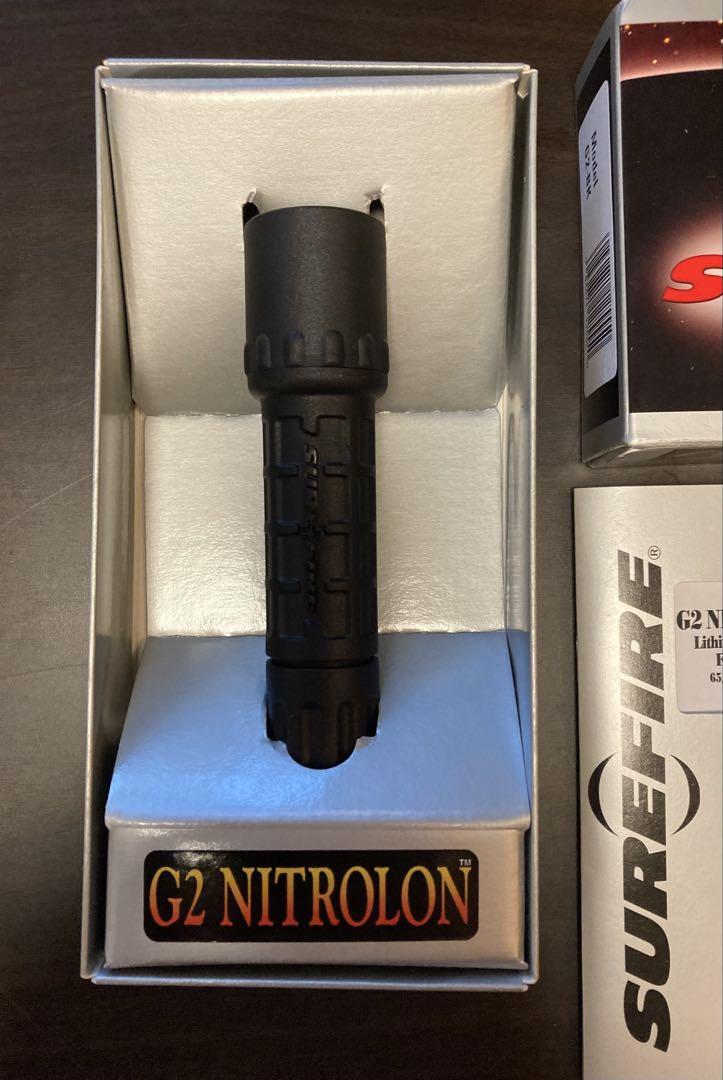 【廃盤品】SUREFIRE G2 NITROLON ブラック