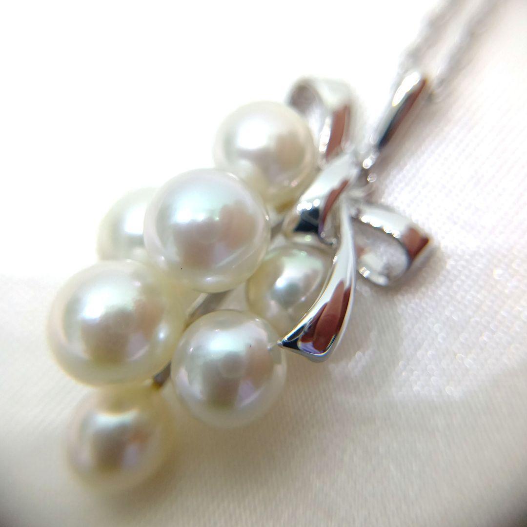 ⭐️MIKIMOTO⭐️ヴィンテージ SV パール ぶどうデザインネックレス