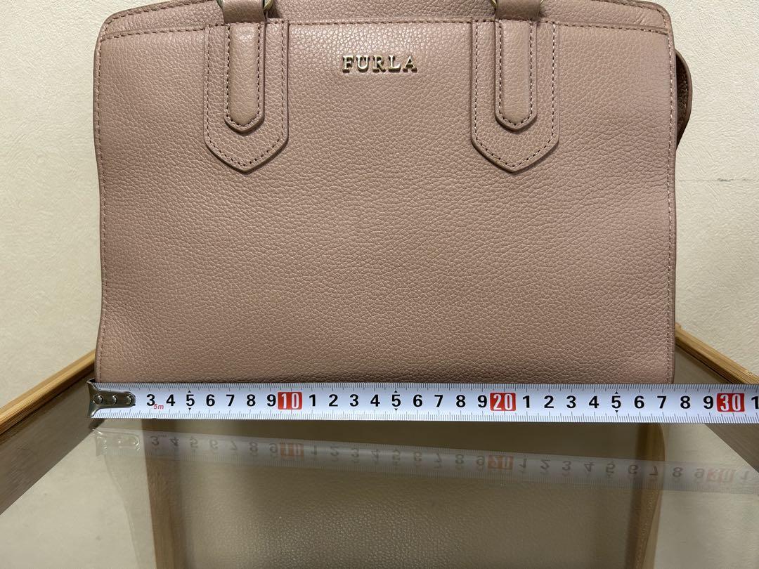 FURLA ベージュピンク ショルダーバッグ