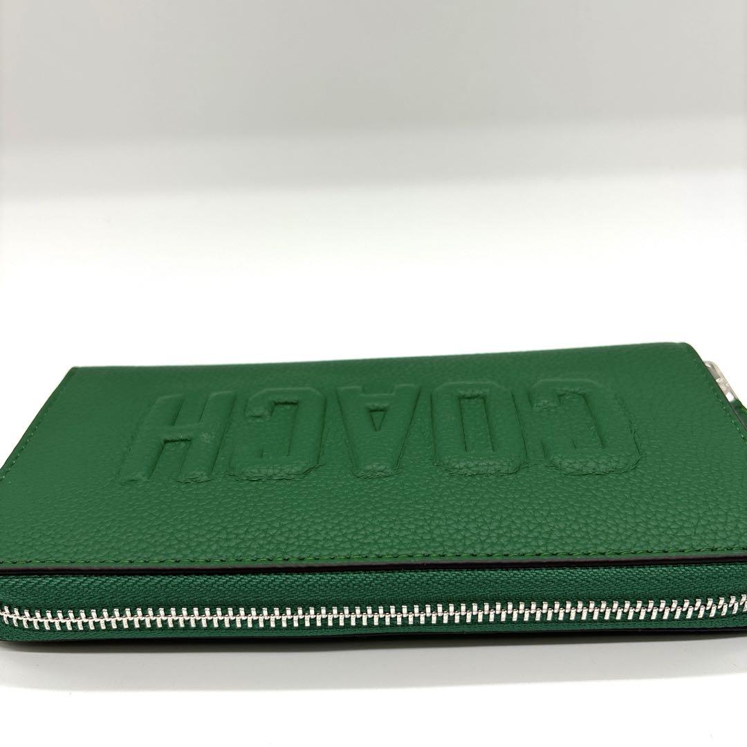 【新品未使用】COACH/コーチ　レディース長財布　CW715 グリーン