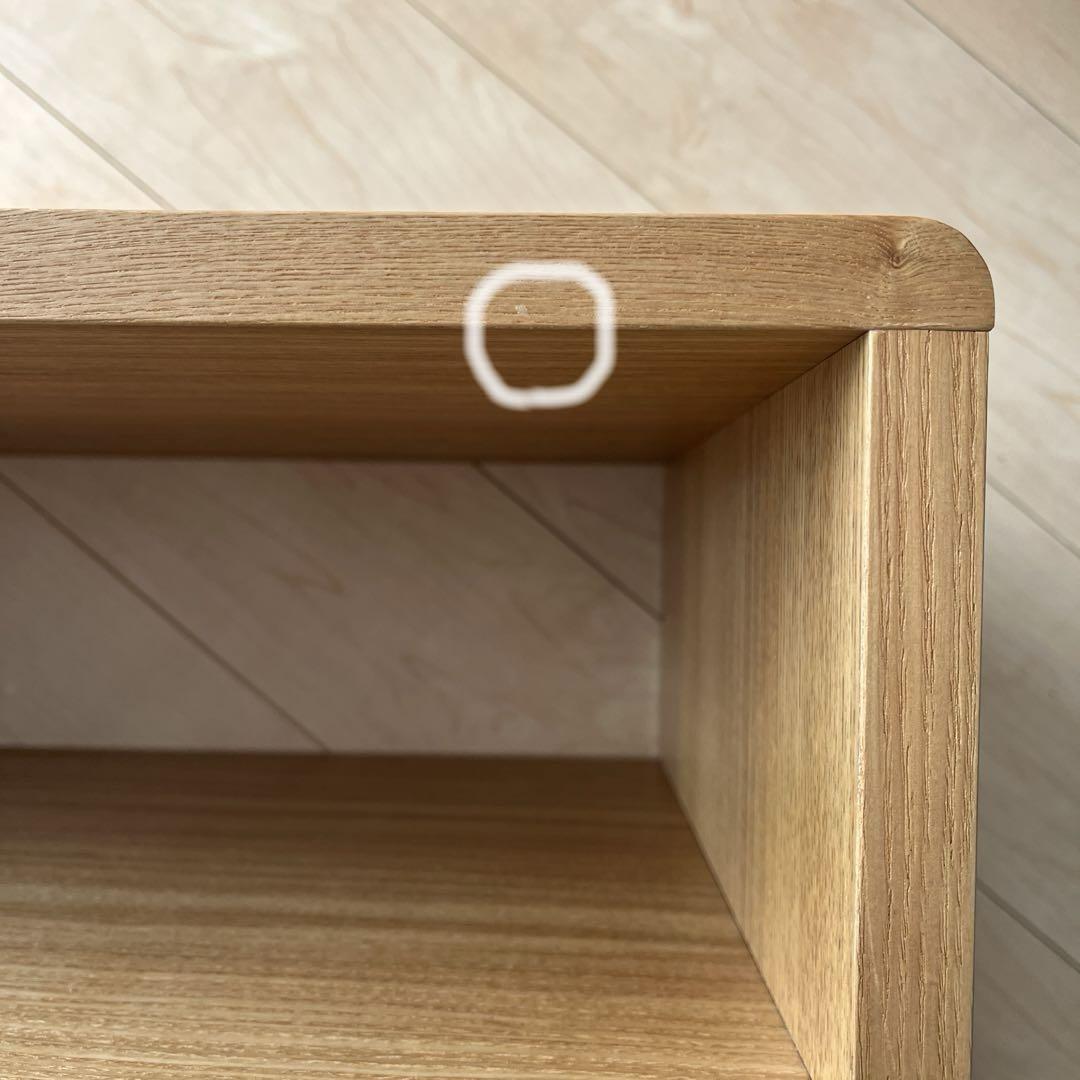 タモ材テレビボード 120cm