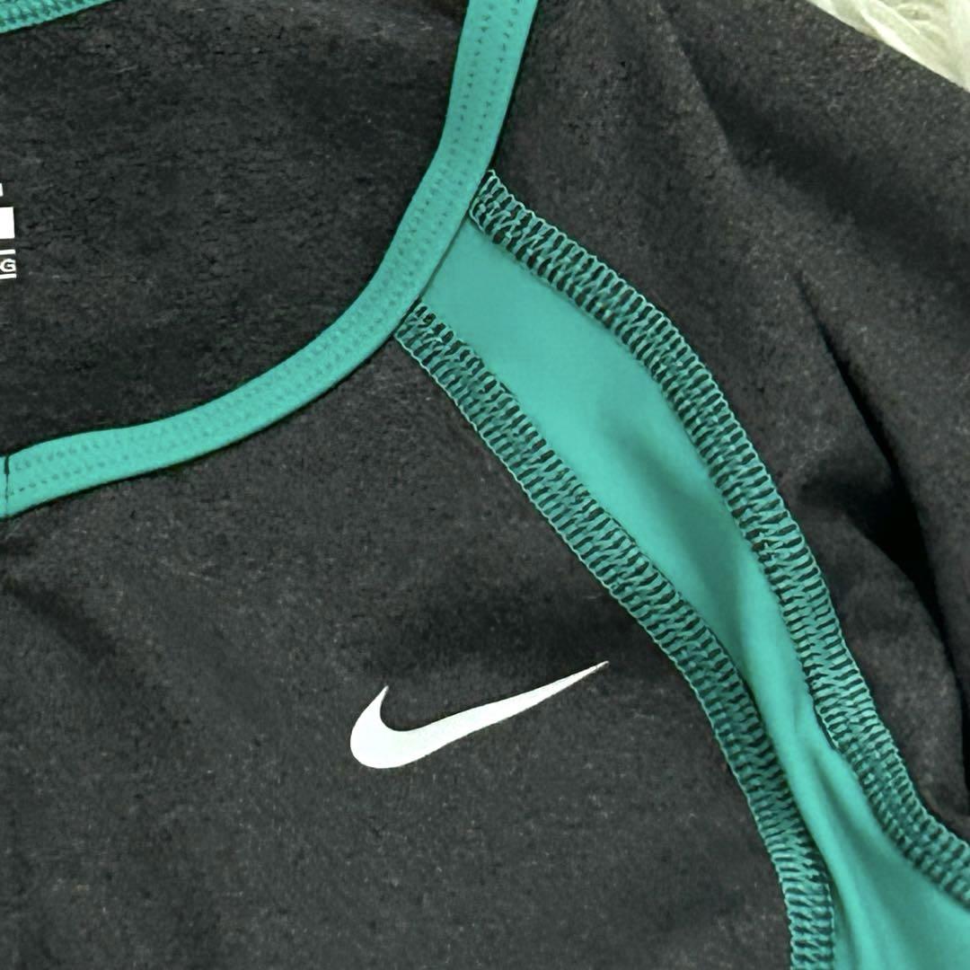 [美品]おまけ付き✨NIKEナイキ　スポーツ水着　半袖　上下セット　Lサイズ
