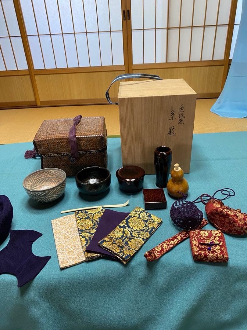 茶道具 御所籠一式 島田竹宝斎 作 共箱目立った傷や汚れなし